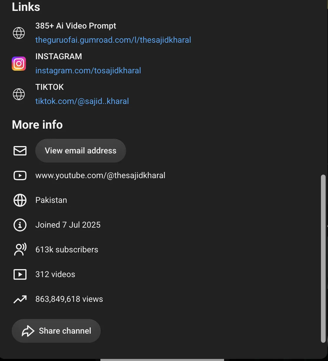 Channel about proof