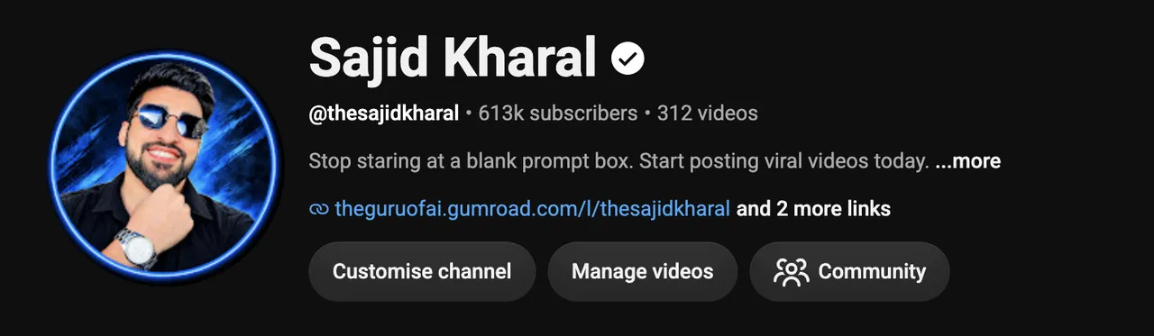 YouTube channel proof